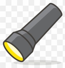 Flashlight Emoji Clipart,Emoji Flashlight