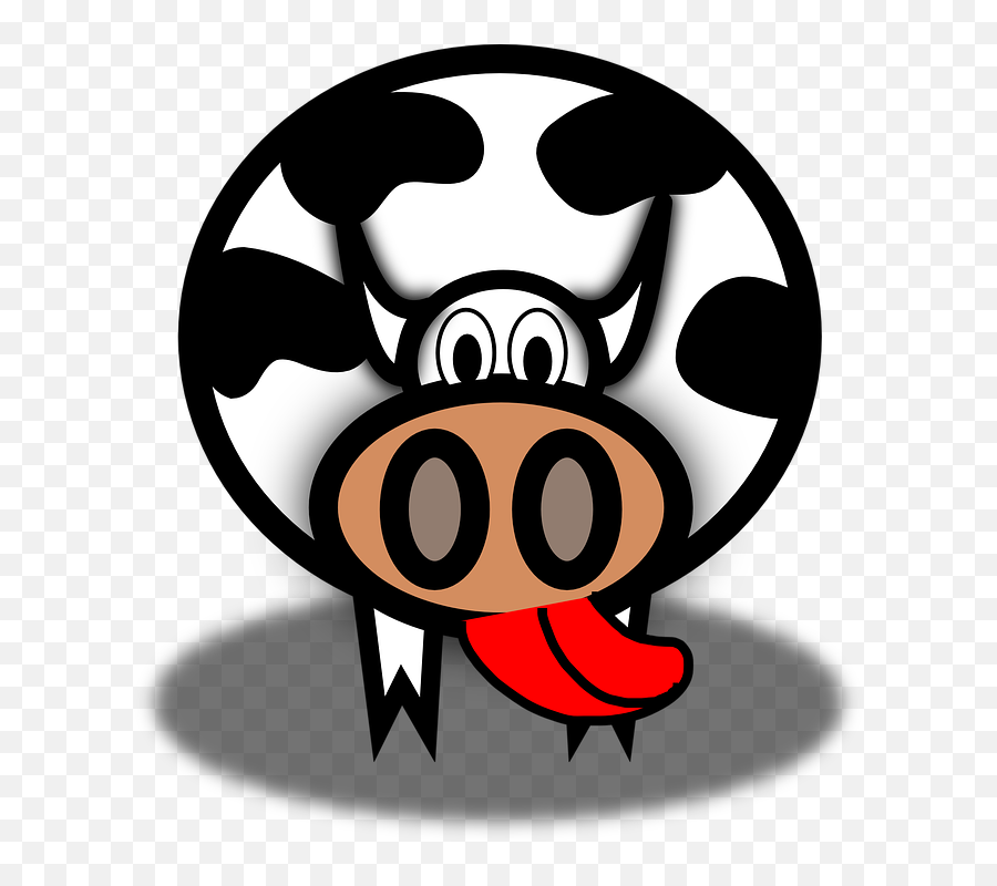 Cow Tongue Lick - Cow Tongue Cartoon Emoji,Tongue Lick Emoji