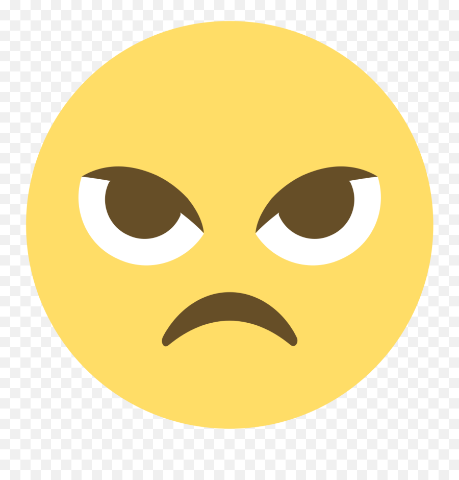 Angry Face Emoji High Definition Big Picture And Unicode - Transparent Background Wink Emoji,Angry Japanese Emoji