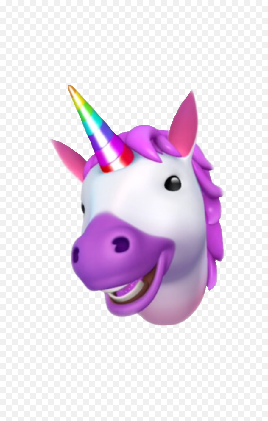 The Most Edited Animoji Picsart - Unicorn Emoji,Unicorn Emoticon For Iphone