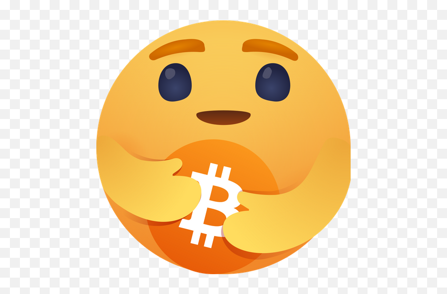 Care Emoji For Bitcoin Logo Icon Of Gradient Style - Care Emoji Meme Template,Pineapple Emoji
