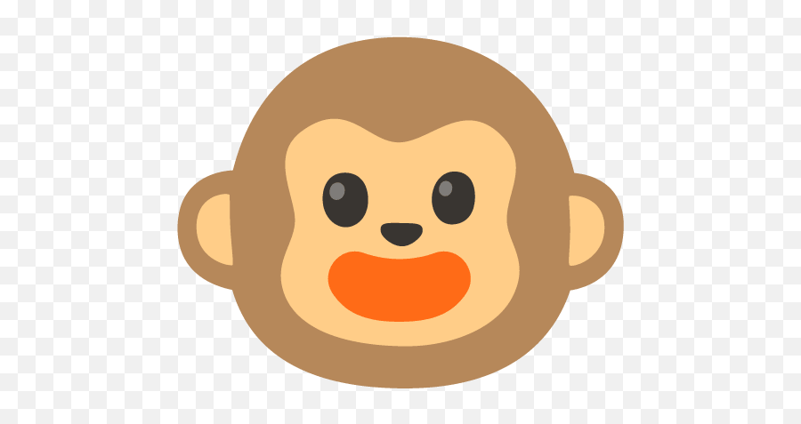 Monkey Face Emoji - Android Monkey Face Emoji,Monkey Face Emoji