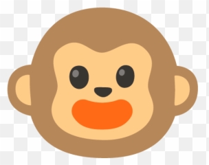 Monkey Face Emoji - Android Monkey Face Emoji,Monkey Face Emoji