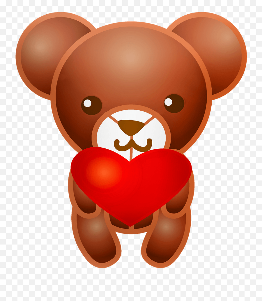 Valentines Day Bear Clipart - Osos San Valentin Png Emoji,Mouse Bunny Bear Emoji