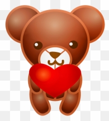 Valentines Day Bear Clipart - Osos San Valentin Png Emoji,Mouse Bunny Bear Emoji