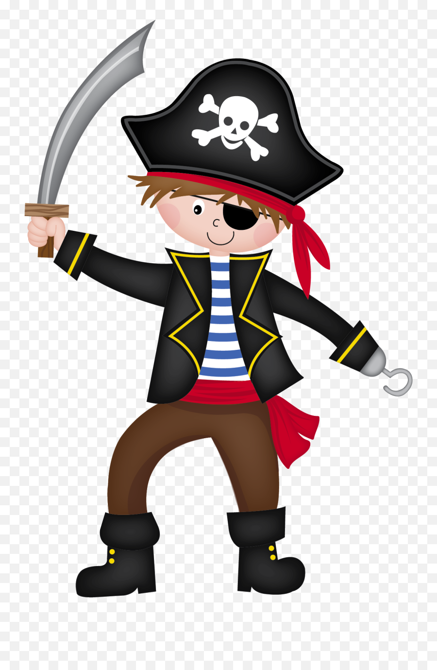 Captain Hook Png - Captain Hook Pirate Clipart 5081054 Pirate With Hook Clipart Emoji,Captain Hat Emoji