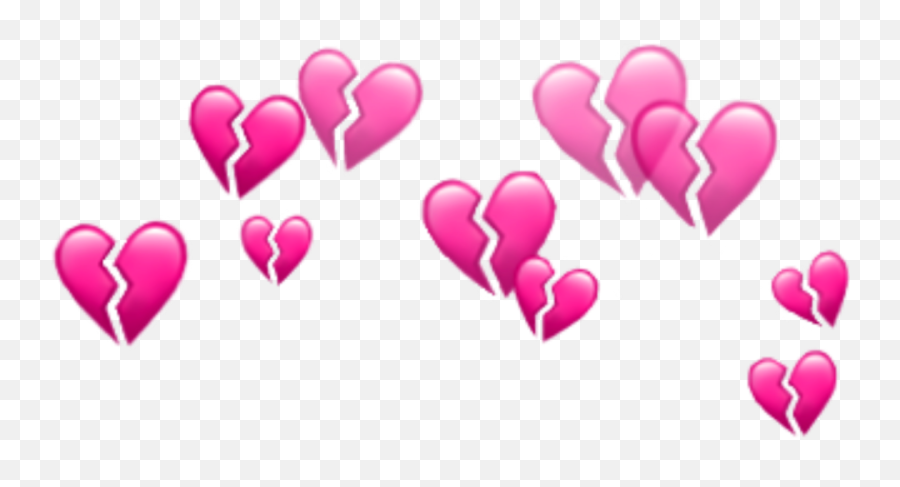 Snapchat Broken Heart Filter Clipart - Snapchat Heart Filter Png Emoji,Heart Emoji Snapchat