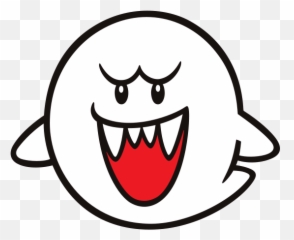Snag A Double - Mario Boo Face Emoji,Booing Emoticon