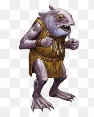 Monsters K - Kuo Toa Emoji,Creatures With No Emotions And Hear