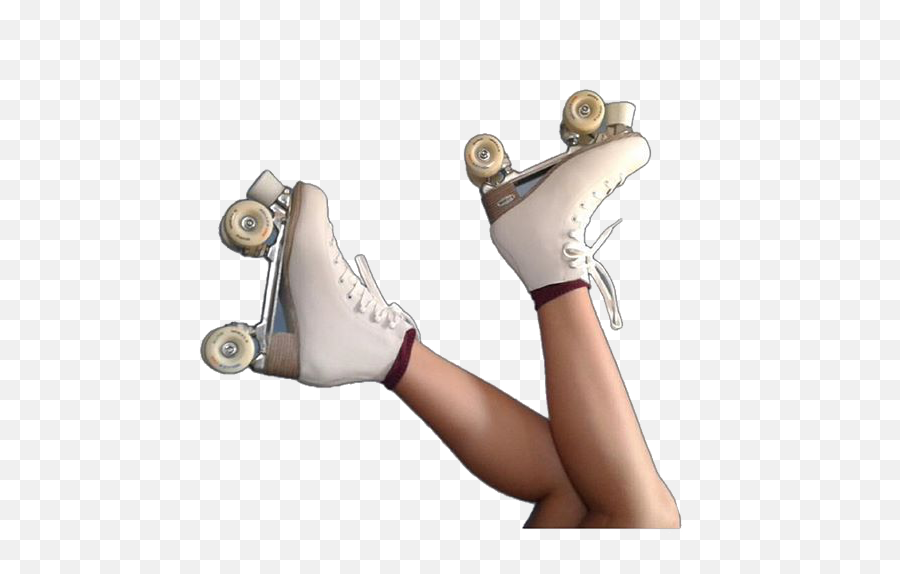 Rollerskates Rollerblades Sticker - Legs In Roller Skates Emoji,Rollerskating Emoji Party Invitations
