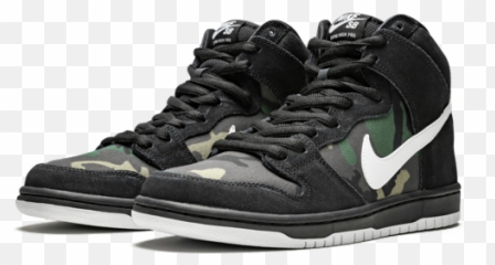 Nike Sb Dunk High Pro Camo - Bq6826 001 Sneakers Outfit Nike Sb Dunk High Camo Emoji,Do Emojis Shoe Up On Deviantart