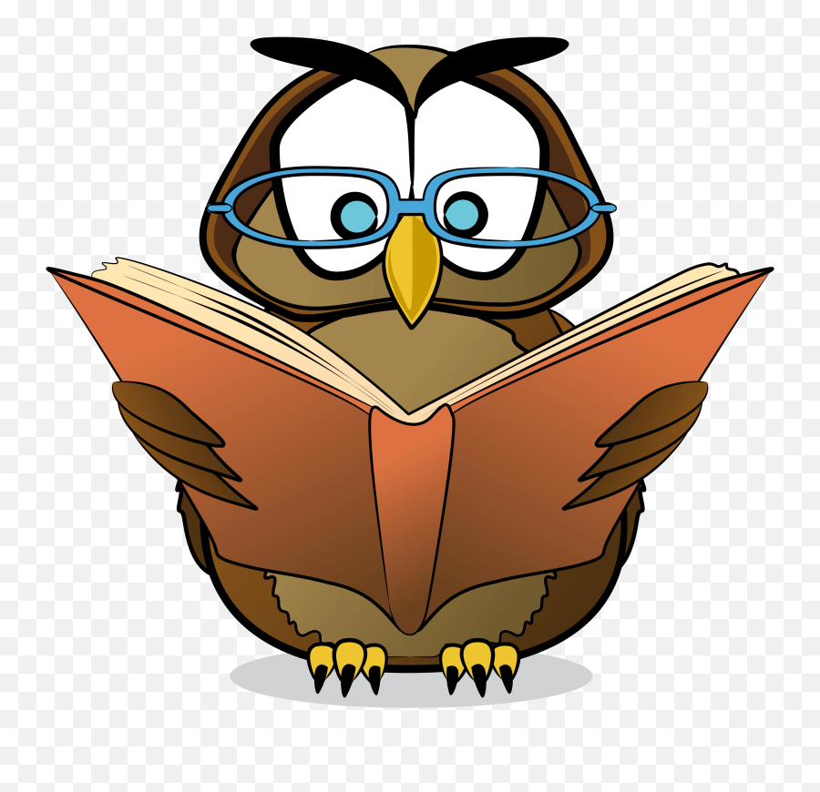 Owl Cartoon - Clip Art Library Reading Clipart Emoji,Sicilian Flag Emoji