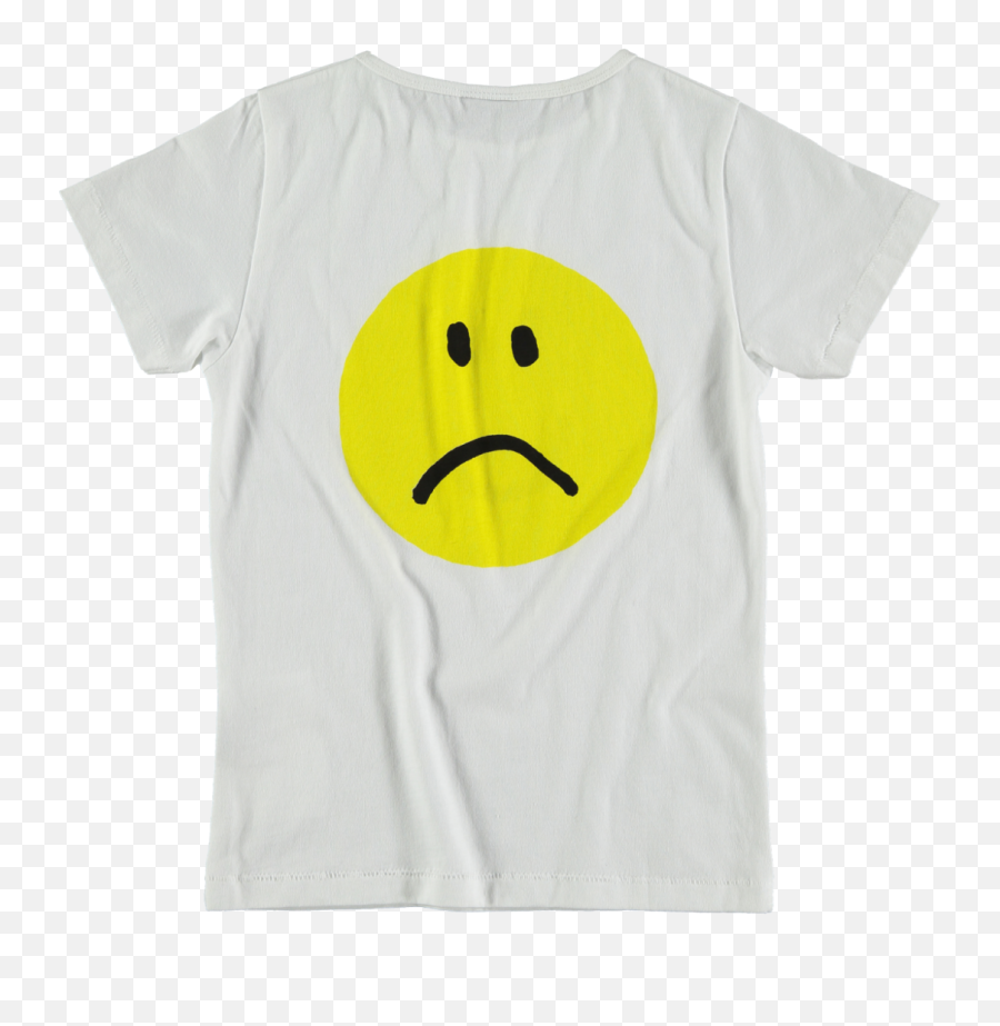 Yporqué Smile Sad Tee - Short Sleeve Emoji,Sad Machine Emoticon