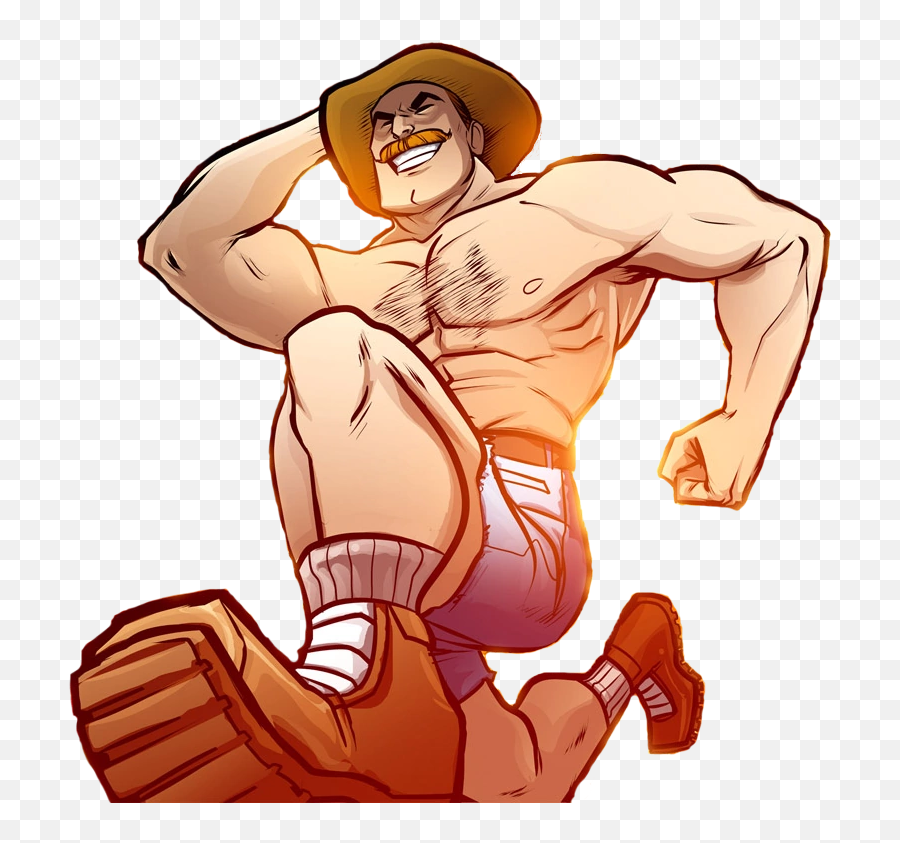 Team Fortress 2 - Tf2 Saxton Hale Png Emoji,Tf2 Pyro Emotions