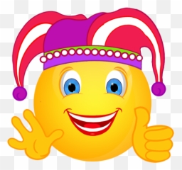 Smiley - Fasching Daumen Hoch Cliparts Clipart Royalty Png Karneval Emoji,Free Download Emoticon For Skype Actor