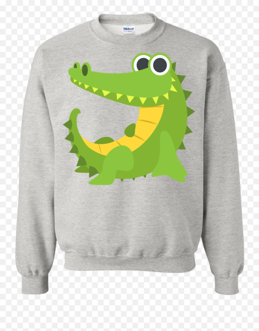 Sexy Crocodile Emoji Sweatshirt - Diseños Camisas Supreme,Dinosaur Emoji Instead Of Alligator
