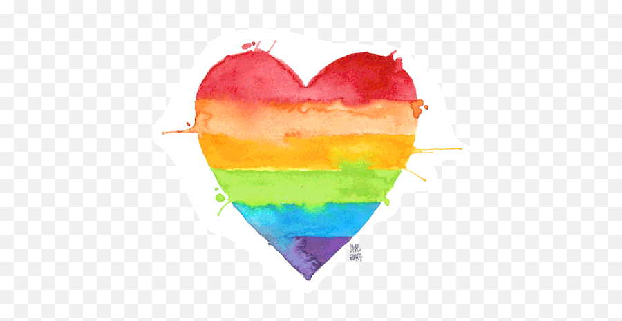 Rainbow Heart Emoji - Lovely,Rainbow Heart Emoji