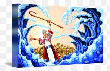A Moses Red Sea - Fictional Character Emoji,What Is Moses Emotions In The Lithograph Of Moses