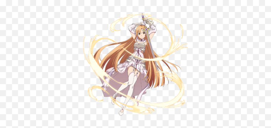 Sword Art Online - Asuna Goddess Of Creation Stacia Emoji,Sao Hollow Realization Emotions