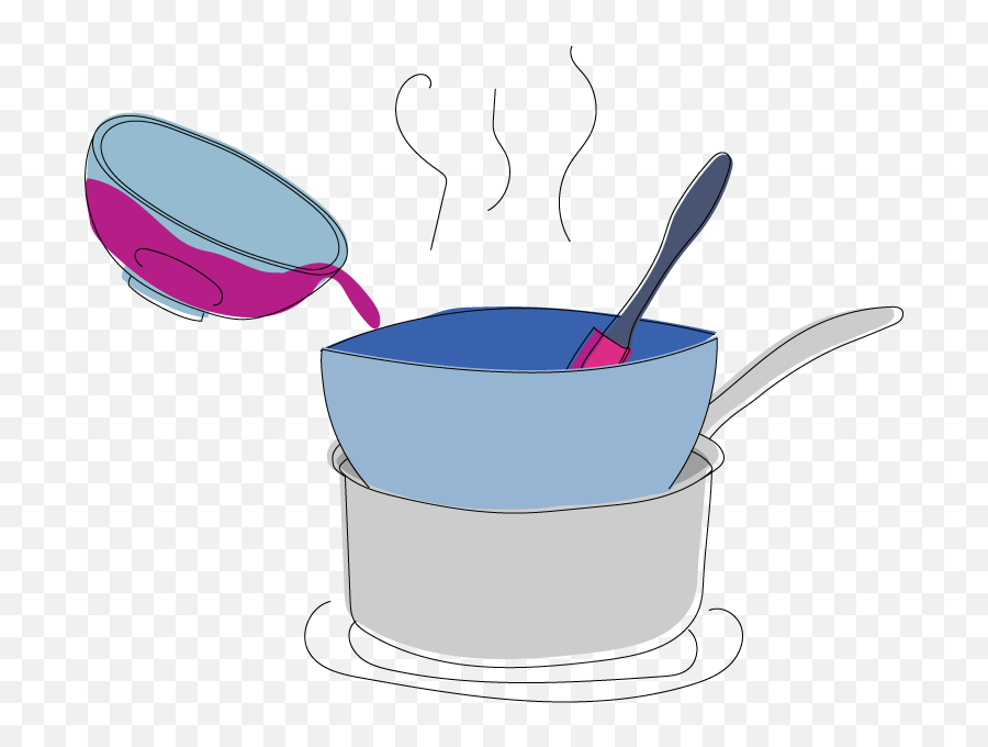 Melting With A Double Boiler Clipart - Full Size Clipart Clipart Boiler Emoji,Melting Heart Emoji