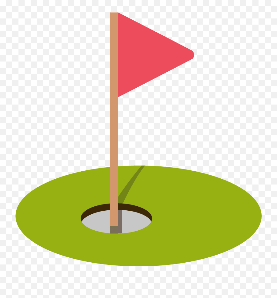 Flag In Hole Emoji Clipart Free Download Transparent Png - Hole In One Flag,Emoji Flags