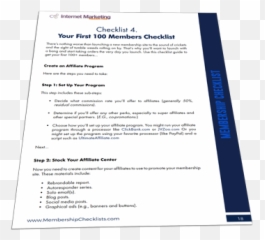 Membership Checklists - Document Emoji,B Emoji Owser