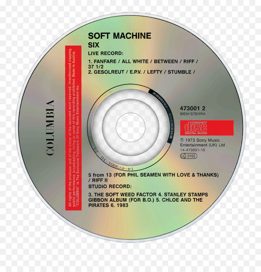 Soft Machine - Optical Disc Emoji,The Emotion Machine Album Cover