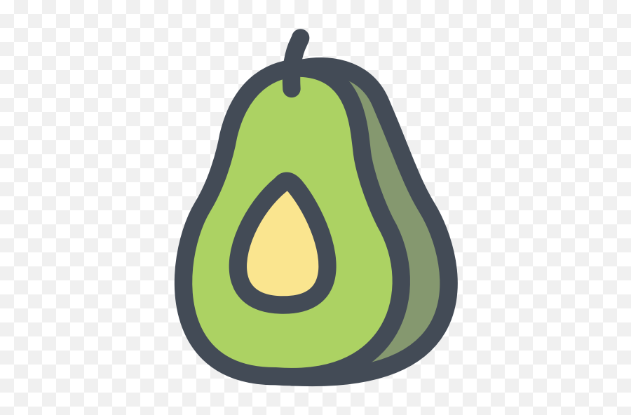 Avocado Icon - Guacamole Ico Emoji,Guacamole Emoji