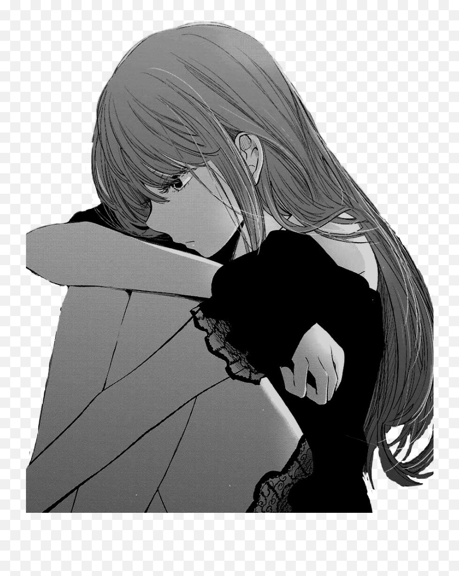Very Sad Anime Girl Images - Anime Manga Sad Girl Emoji,Girl Depressed Cartoon Emojis