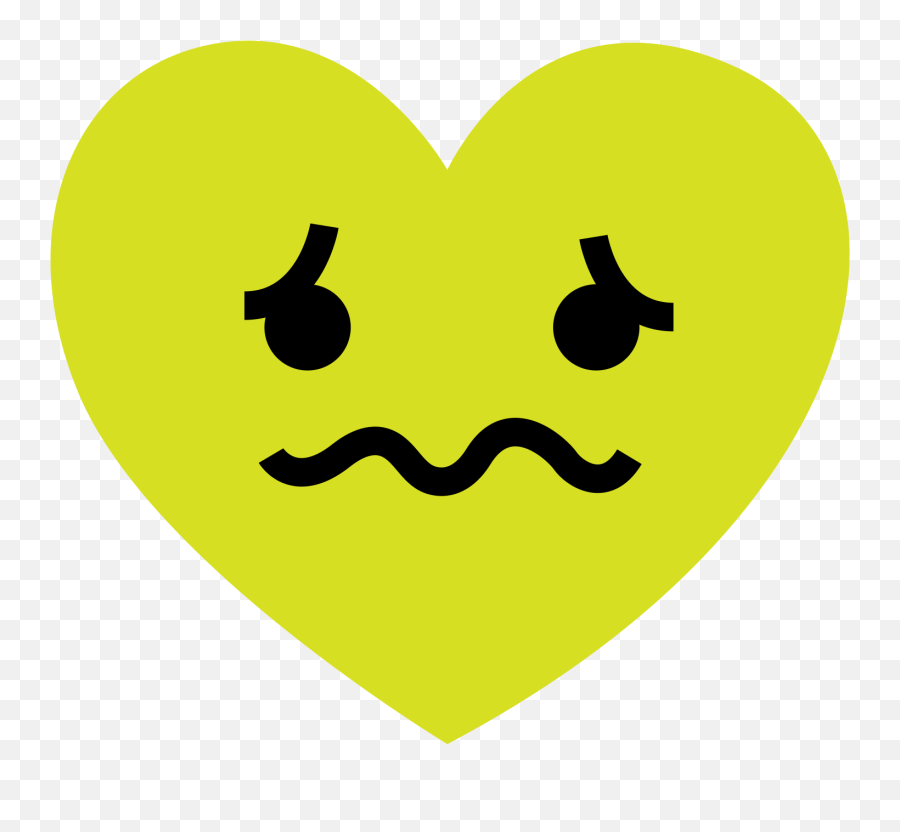 Free Heart Emoji Sad Png With - Heart Emoji,Yellow Heart Emoji