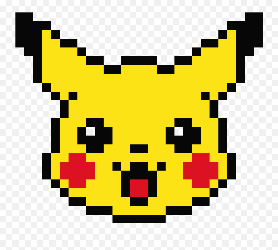 Pikachu - Pixel Art Pokemon Emoji,Pikachu Emoji