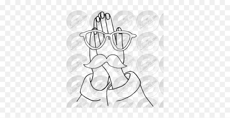 Blessing In Disguise Clipart - Clipart Suggest Blessing In Disguise Drawing Emoji,Groucho Emoticon Gif