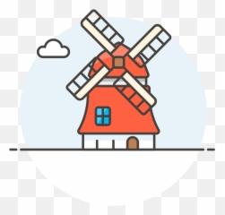 Netherlands Windmill Icon - Icon Windmill Netherlands Color Emoji,Windmill Emoji