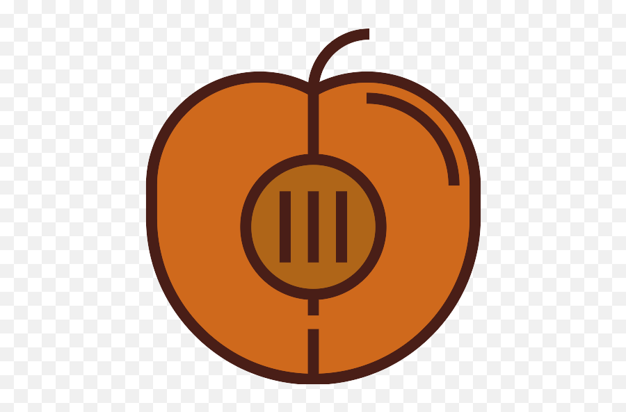 Peach Vector Svg Icon 7 - Png Repo Free Png Icons Icon Emoji,Peach Emoji Computer