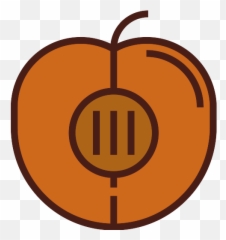 Peach Vector Svg Icon 7 - Png Repo Free Png Icons Icon Emoji,Peach Emoji Computer
