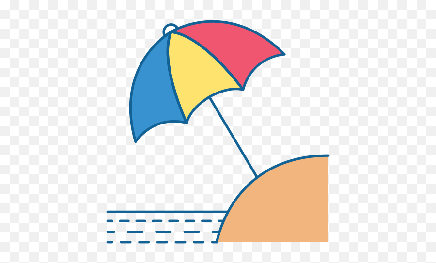 Ícone Viagens Férias Férias Guarda - Chuva Praia Livre De Icono Vacaciones Png Emoji,Emoticon Guarda Chuva