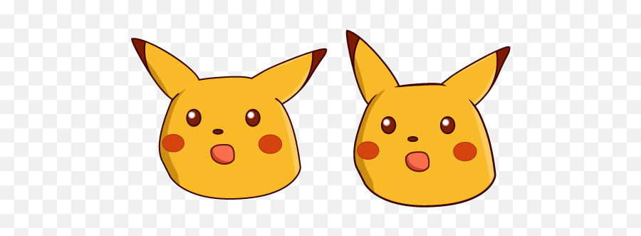 Surprised Pikachu Face Emoji - Surprised Pikachu Meme Png,Surprised Pik...
