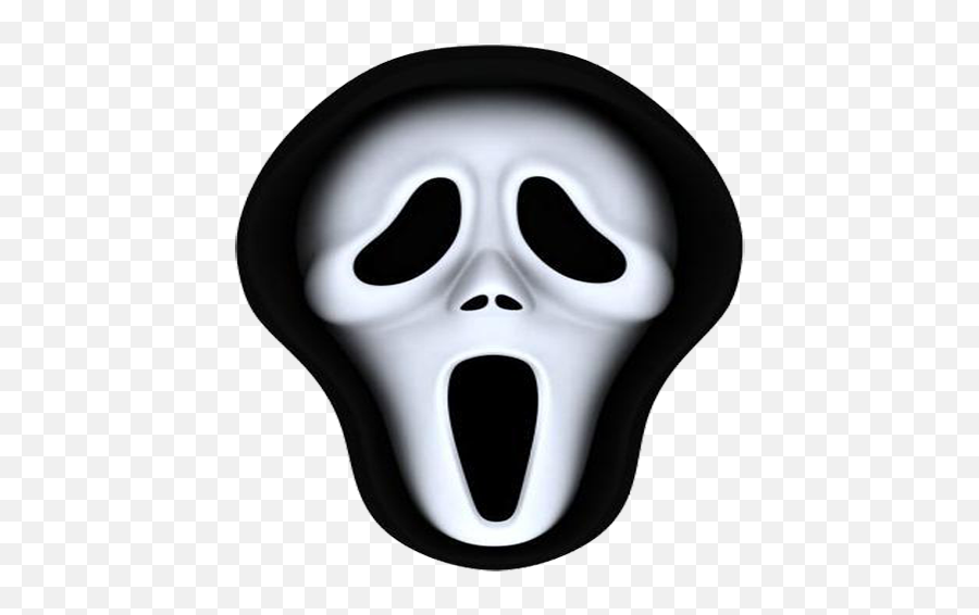 Ghostface Mask The Scream Halloween Costume - Mask Png Halloween Mask Clipart Emoji,Ghost Emoji Costume