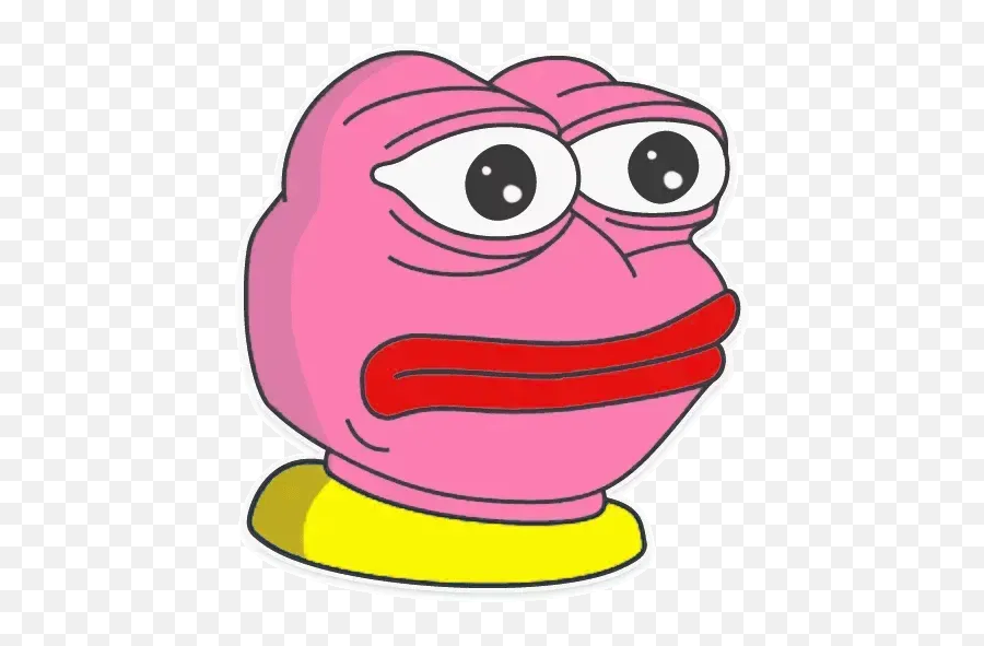 Pink Pepe Sticker Pack - Stickers Cloud Emoji,Pepe The Frog Emoticon