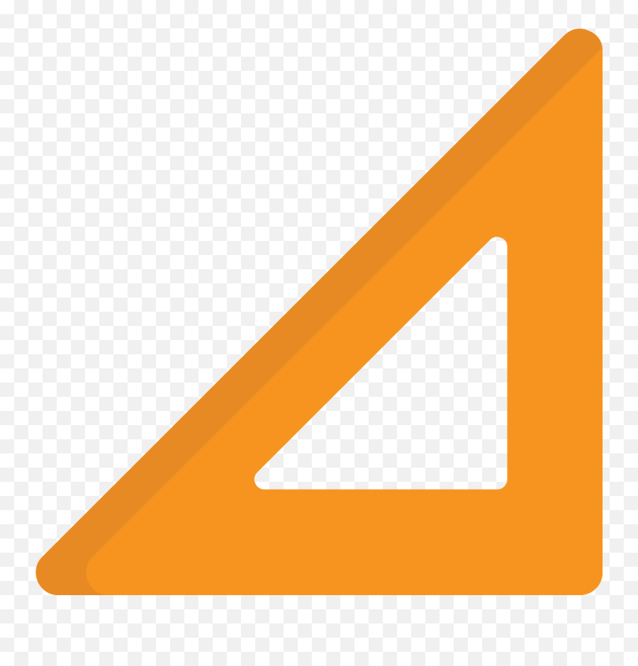 Triangular Ruler Emoji Clipart - Vertical,Emoji Vectors
