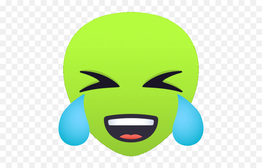 Laughing Alien Gif - Laughing Alien Joypixels Discover U0026 Share Gifs Alien Laugh Emoji,Rofl Emoji