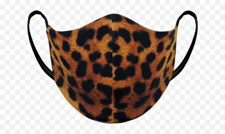 In - Stock Reusable Sublimated Fabric Face Masks Buy Akfm1158 Emoji,Leopard Print Emoji