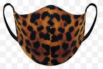 In - Stock Reusable Sublimated Fabric Face Masks Buy Akfm1158 Emoji,Leopard Print Emoji