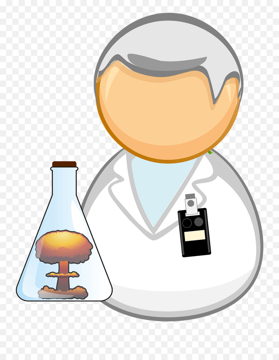Nuclear Scientist Clipart Transparent - Clipart World Emoji,Sceientist Emoji