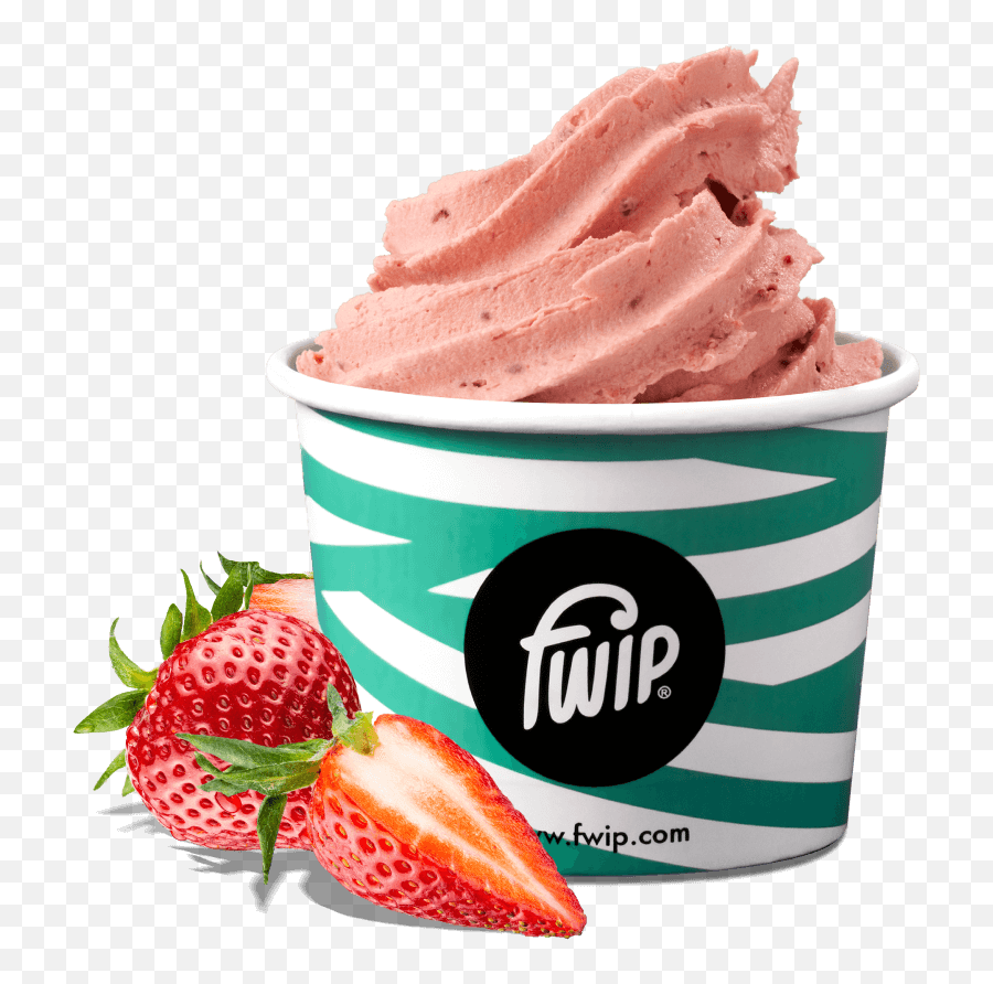 Fwip Award - Winning Ice Cream Strawberry Sorbet Emoji,Strawberry Icecream Emoji