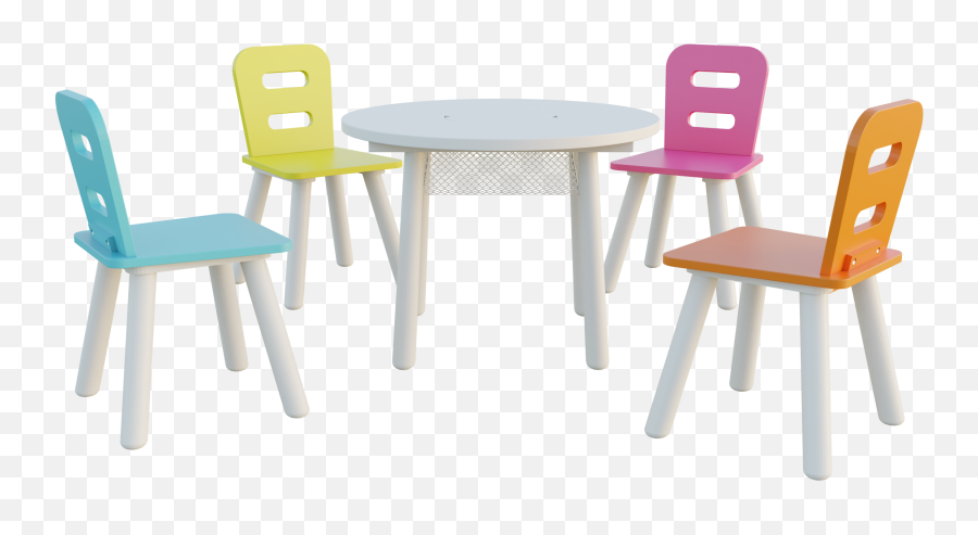 Table And Chairs Set For Kids - Blender Market Emoji,Emoji Of A Table