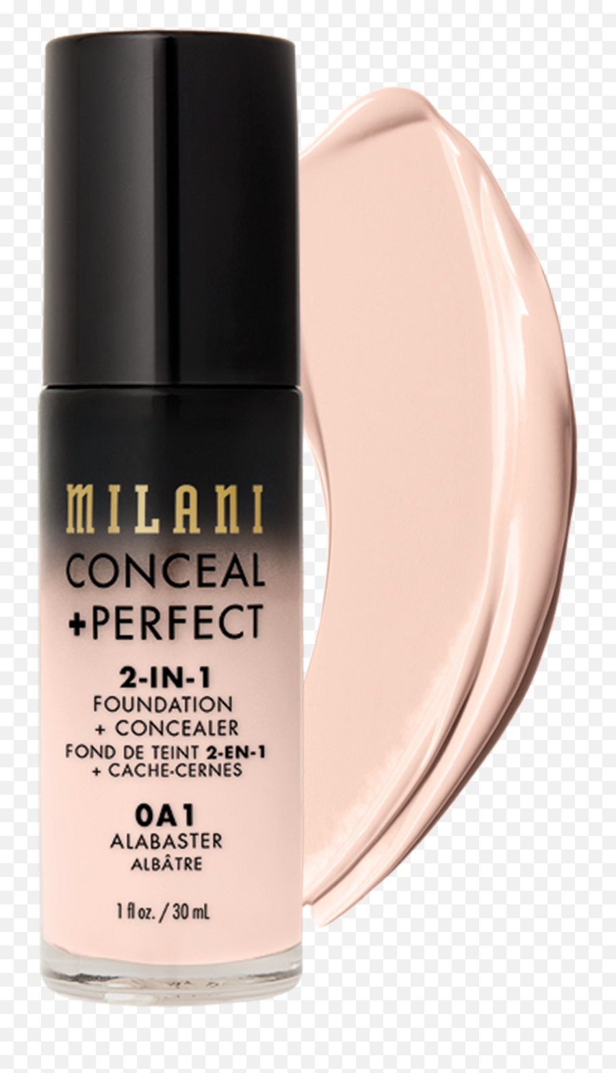 Milani Cosmetics - Milani 2 In 1 Foundation Light Natural Emoji,Milani Emotion