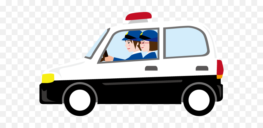 Clip Art Police Car - Clipartix Police Car With Driver Clipart Emoji,Police Car Emoji