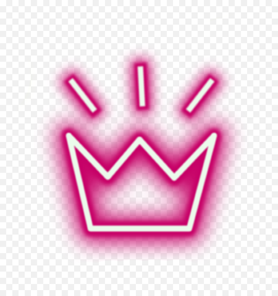 Freetoedit Ftestickers Crown Neon Planos De Fundo Raio - Neon Crown Png Emoji,Emoticons Vetorizados
