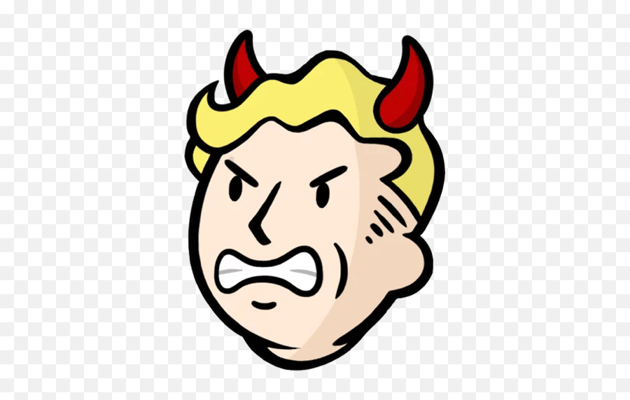 Fallout Emoji - Vault Boy Head Png,Chocobo Emoji